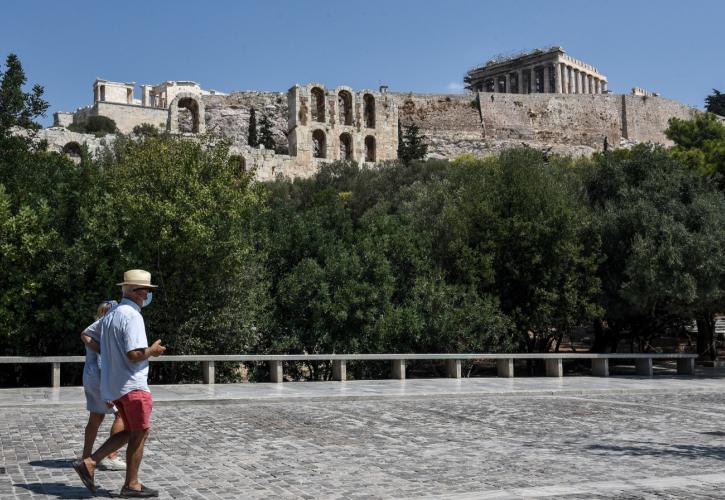 Τουρίστες σδτην Αθήνα.