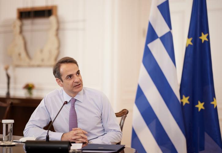 Κ. Μητσοτάκης: «Τα βασικά δικαιώματα και το κράτος δικαίου δεν τέθηκαν εν αμφιβόλω, παρά την πανδημία»
