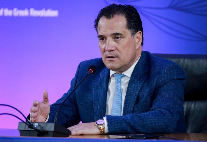 Ο υπουργός Ανάπτυξης και Επενδύσεων, Άδωνις Γεωργιάδης, στο Φόρουμ των Δελφών