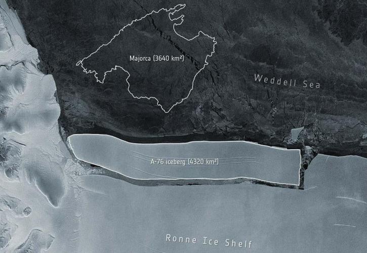 Αποκολλήθηκε από την Ανταρκτική το μεγαλύτερο παγόβουνο του κόσμου