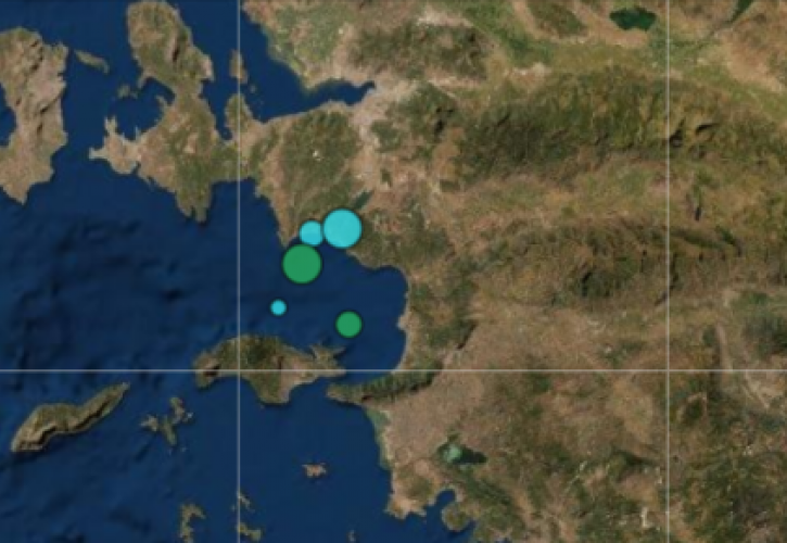 Τρεις διαδοχικοί σεισμοί στη Σάμο - 4,3 Ρίχτερ η ισχυρότερη δόνηση
