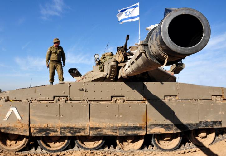 Άρματα μάχης του Ισραήλ στη Λωρίδα της Γάζας