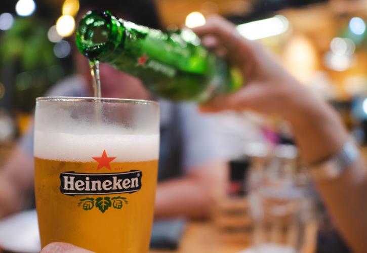 Heineken: «Βουτιά» 22% στα λειτουργικά κέρδη και στις πωλήσεις μπύρας το α' εξάμηνο