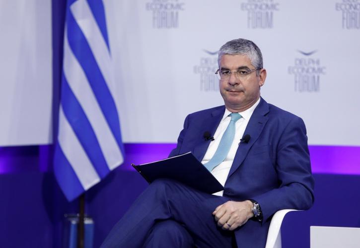 Ο υφυπουργός Ανάπτυξης και Επενδύσεων, Γιάννης Τσακίρης, στο Φόρουμ των Δελφών