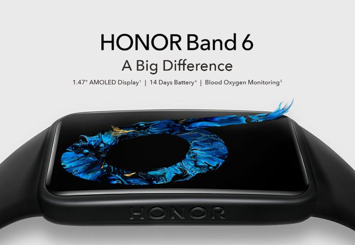 Το Honor Bank 6 με τη μεγαλύτερη οθόνη στα fitness bands έφτασε στην Ελλάδα