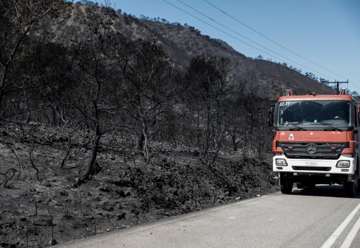 Μεγάλη πυρκαγιά στη Χίο: Εκκενώθηκαν δύο οικισμοί