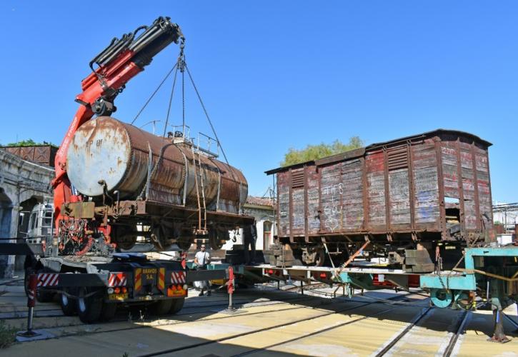 ΟΣΕ: Μεταφορά μουσειακών βαγονιών στο Σιδηροδρομικό Μουσείο