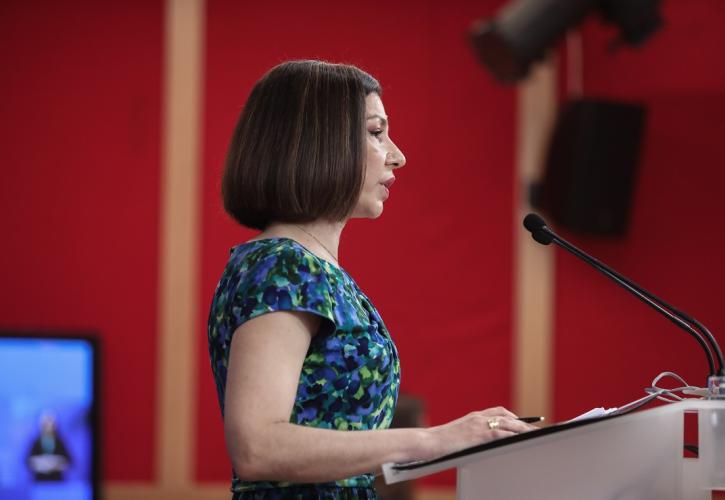 Η κυβερνητική εκπρόσωπος, Αριστοτελία Πελώνη