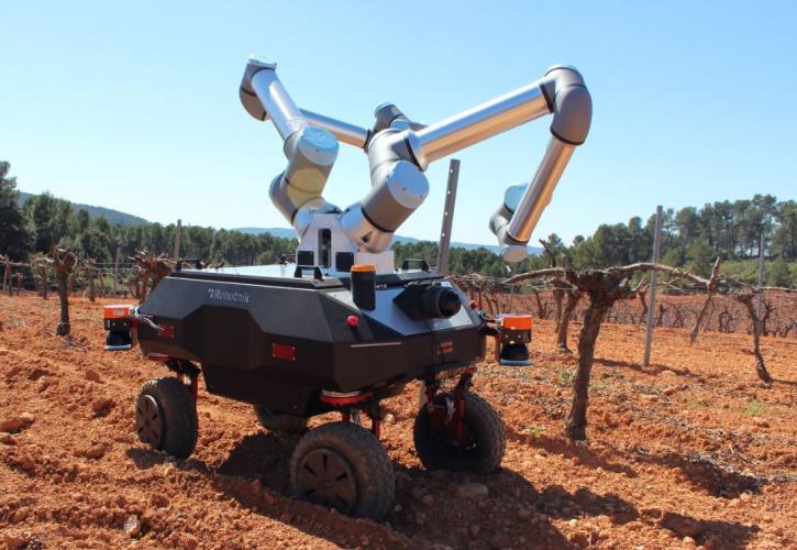 Το ρομπότ «BACCHUS» θα αρχίσει να δουλεύει σε αμπελώνα της Θεσσαλονίκης
