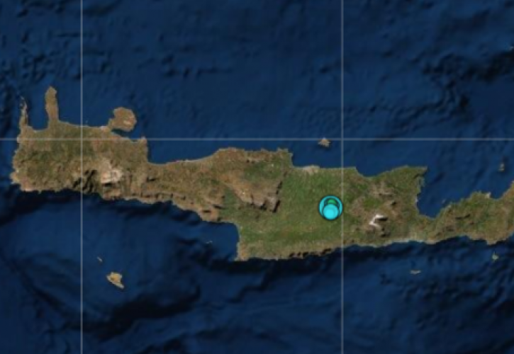 Ασθενείς σεισμικές δονήσεις στην Κρήτη, μετά τον σεισμό 4,3 Ρίχτερ