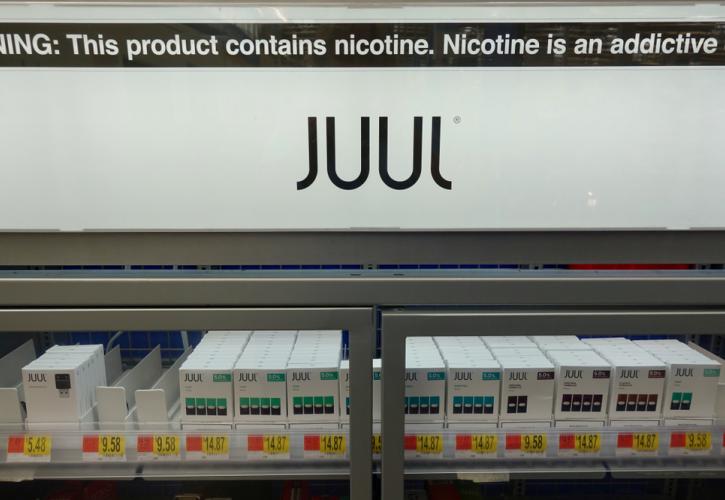 ΗΠΑ: Πρόστιμο 462 εκατ. δολαρίων στην Juul - Για προώθηση χρήσης ηλεκτρονικών τσιγάρων σε ανήλικους