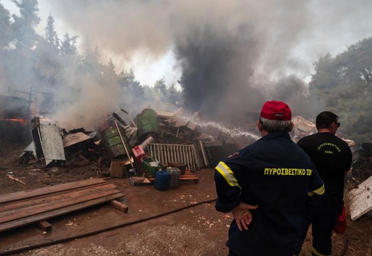 Σταμάτα: Ενισχύονται οι δυνάμεις πυρόσβεσης, κοντά σε σπίτια οι φλόγες -Έκτακτη ενημέρωση από Χαρδαλιά