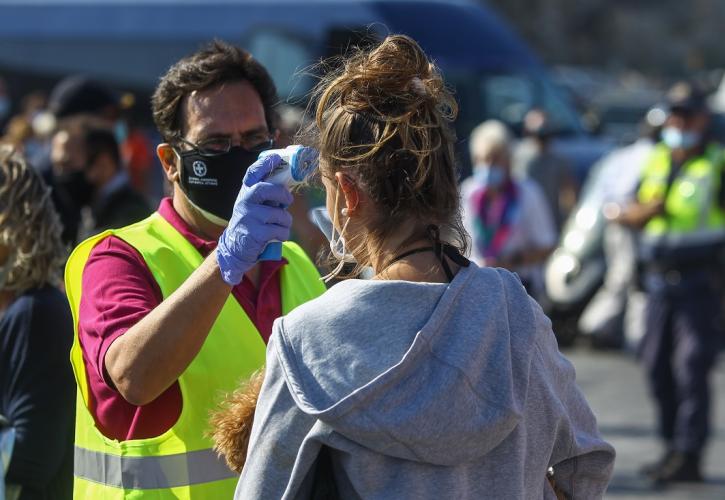 Σε rapid test υποβλήθηκαν στο λιμάνι της Ραφήνας επιβάτες του πλοίου "Super Express" από την Ίο