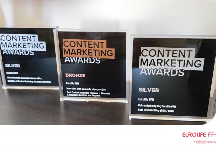 Τριπλή διάκριση για τη Eurolife FFH στα Content Marketing Awards 2021