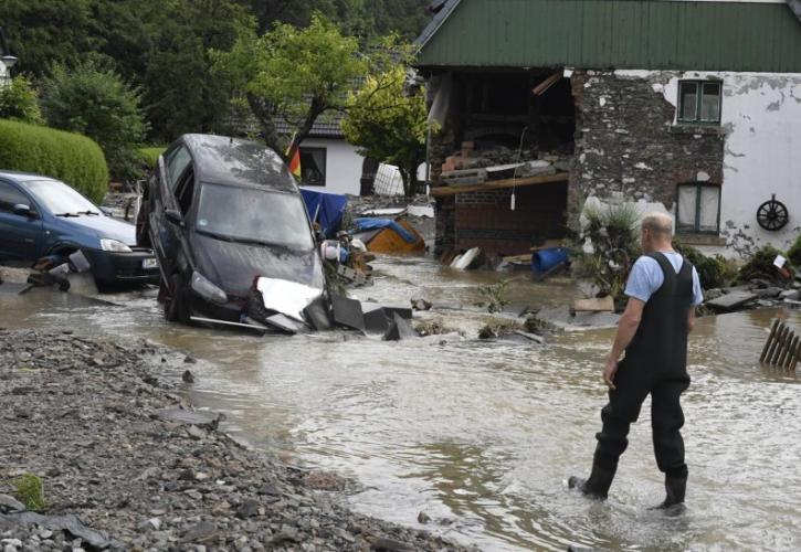 Γερμανία: Σταϊνμάιερ και Μέρκελ στις πλημμυρόπληκτες περιοχές