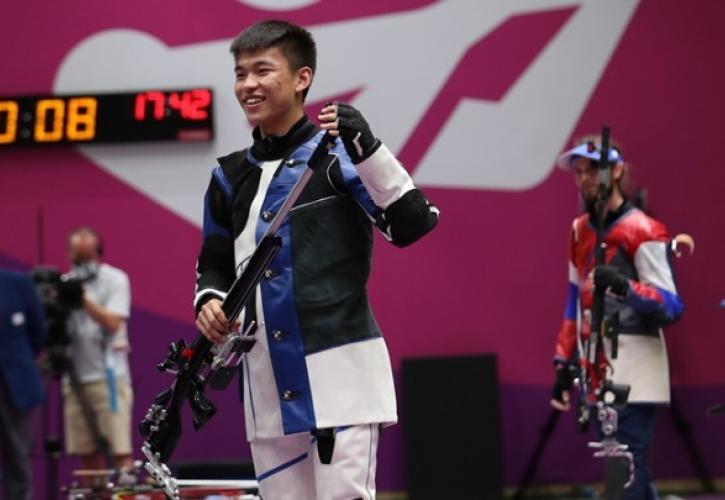 Σκοποβολή: «Χρυσός» με παγκόσμιο και Ολυμπιακό ρεκόρ στα 50 μ τουφέκι ο Ζιάνγκ
