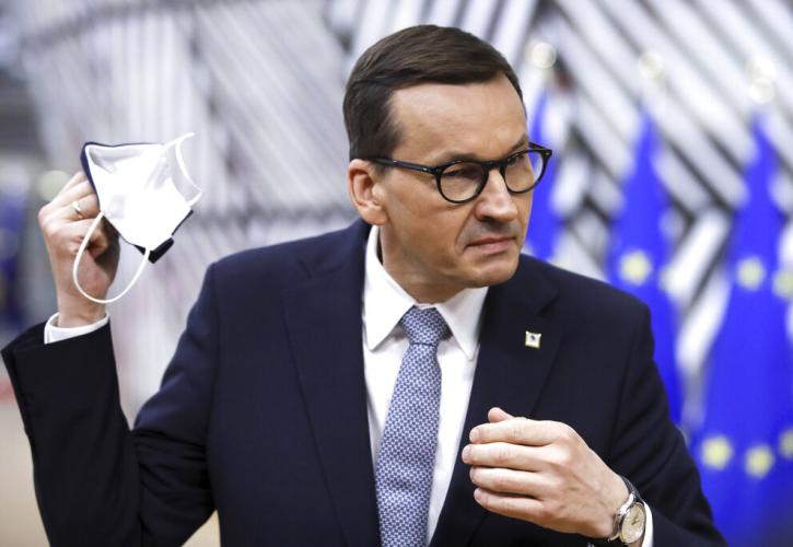 Poland's Prime Minister Mateusz Morawiecki