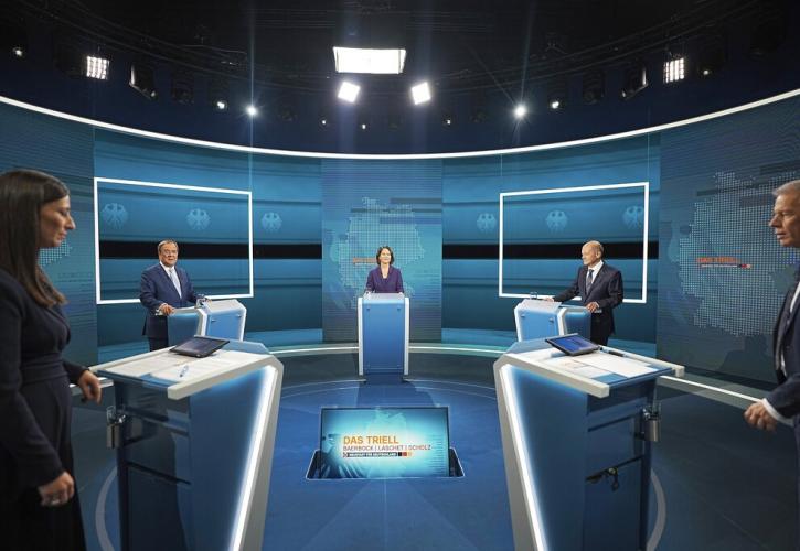 Γερμανικές εκλογές: Ισοπαλία στην πρώτη τηλεμαχία