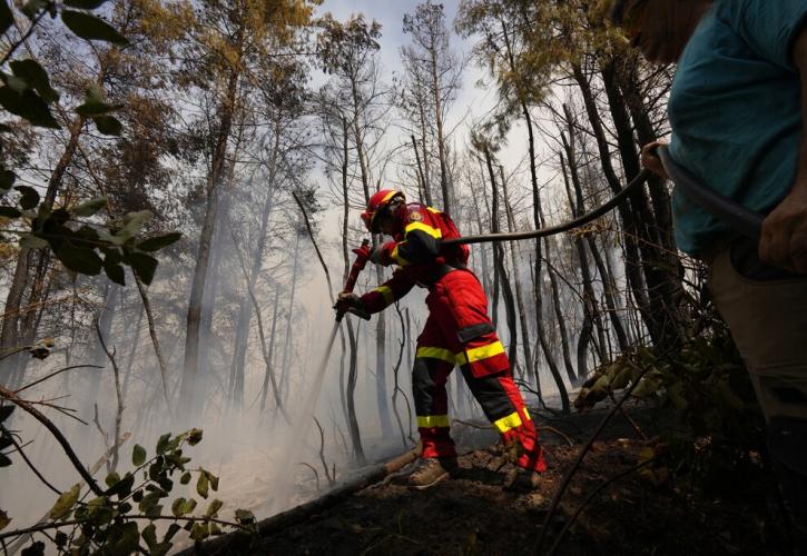 Συνεχίζεται η μάχη με τις πυρκαγιές σε Γορτυνία, Ηλεία και Ανατολική Μάνη