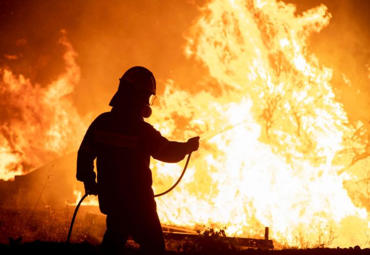 Συνεχίζει να καίει η φωτιά στη Μεγαλόπολη - Έσβησε το μέτωπο στην Ηλεία