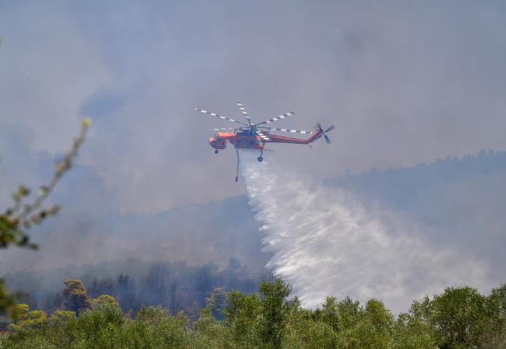 Πυρκαγιά στη Μεσσηνία: Μήνυμα για εκκένωση των οικισμών Μοναστηράκι και Άγιοι Θεόδωροι