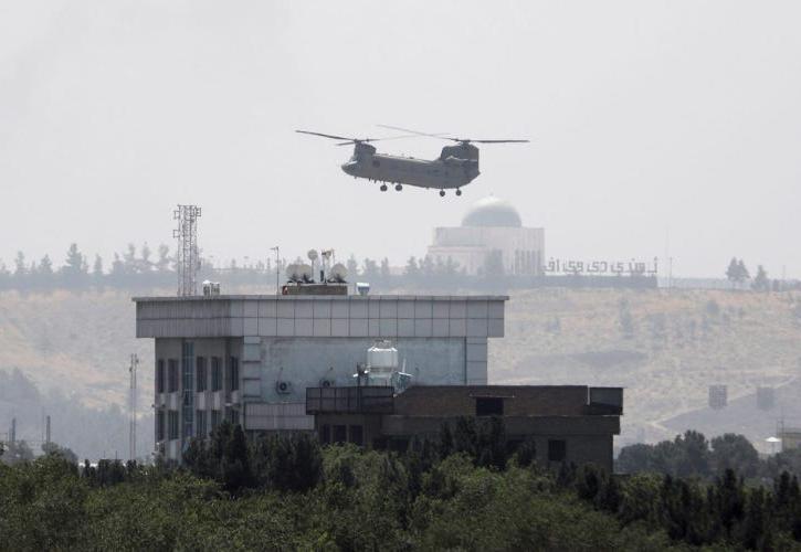 helicopter us embassy Kabul