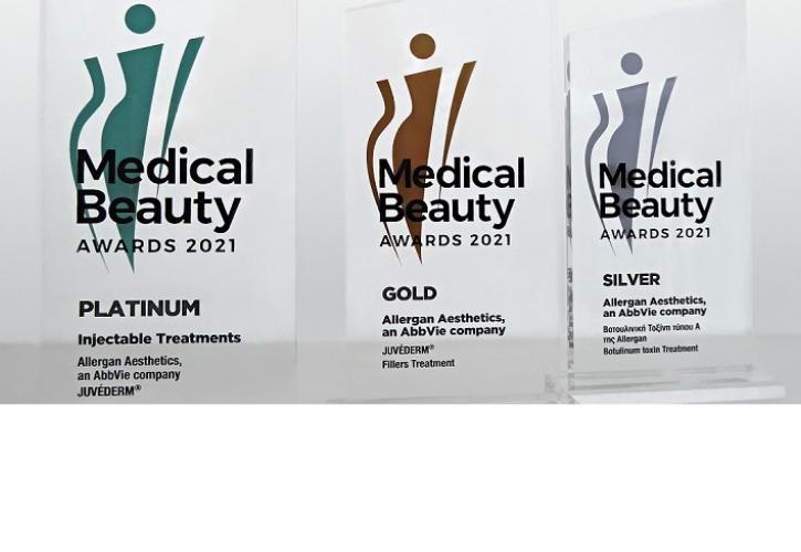 Σημαντικές διακρίσεις για την Allergan Aesthetics στα Medical Beauty Awards 2021