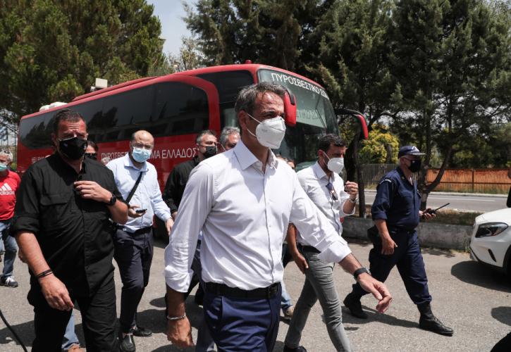 Εκτάκτως στη Βαρυμπόμπη μεταβαίνει ο Κ. Μητσοτάκης