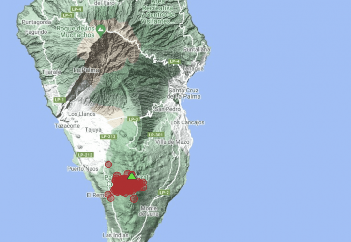 Έκρηξη ηφαιστείου στο νησί Λα Πάλμα των Κανάριων Νησιών - Μεταβαίνει εσπευσμένα ο Πέδρο Σάντσεθ (Upd)