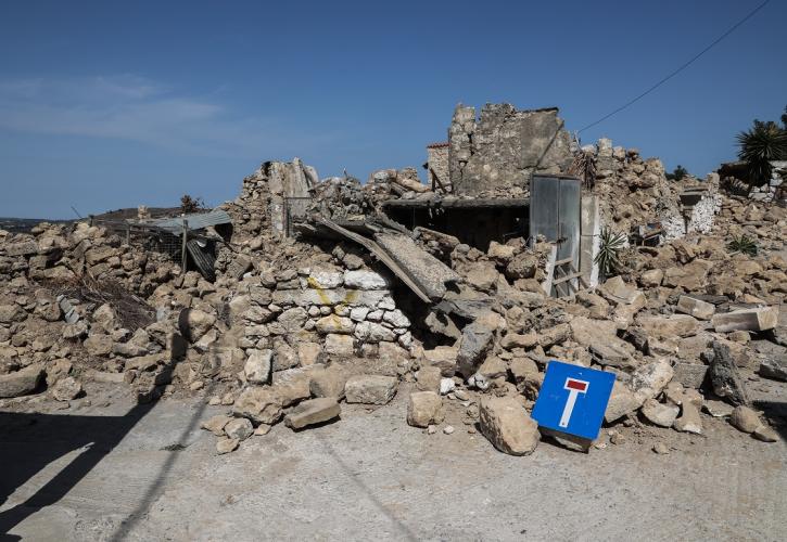 Eδαφική παραμόρφωση 14 εκ. από το σεισμό της Κρήτης