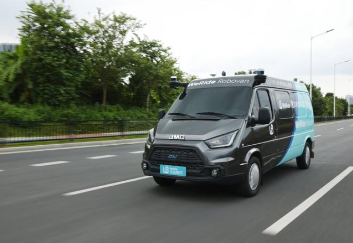 Η κινεζική WeRide λανσάρει το Robovan, για αυτόνομες παραδόσεις προϊόντων