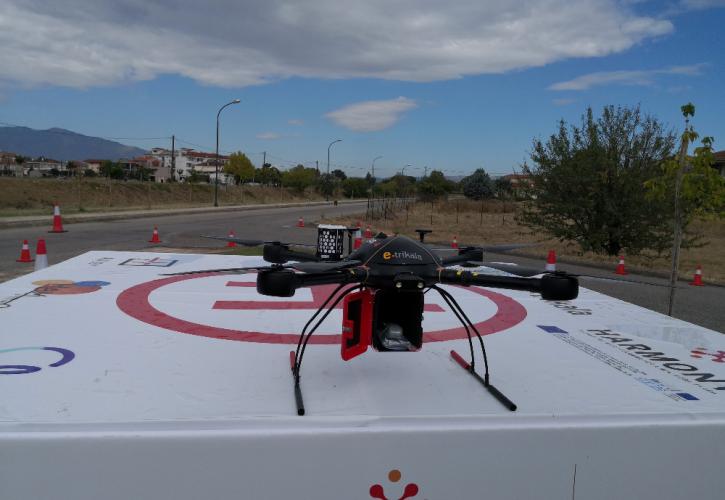 Τρίκαλα: Μεταφορά φαρμακευτικού υλικού με... drone