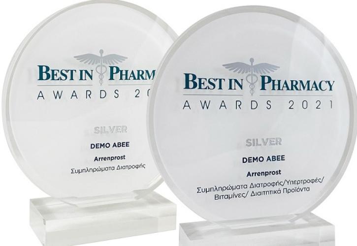 2 Βραβεία για το Arrenprost της DEMO ABEE στη διοργάνωση Best in Pharmacy Awards 2021