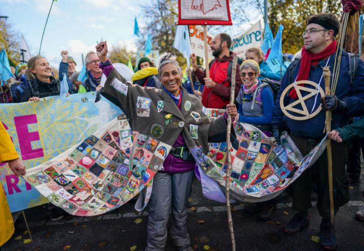 Διαδηλώσεις στη Γλασκώβη για την COP26