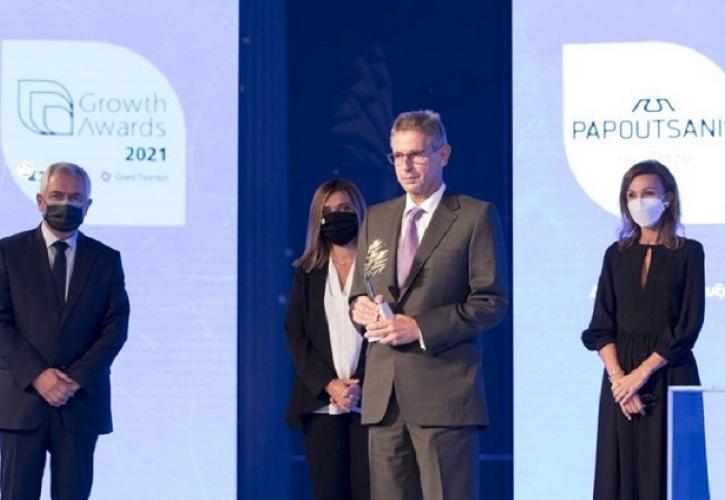 Κορυφαία διάκριση για την «Παπουτσάνης» στα φετινά Βραβεία Ανάπτυξης & Ανταγωνιστικότητας "Growth Awards"