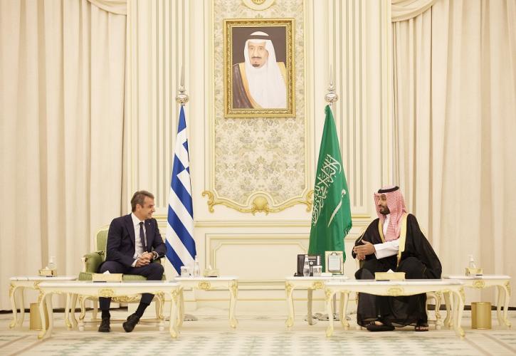 Κοινό ανακοινωθέν Ελλάδας - Σαουδικής Αραβίας: Ισχυρή δέσμευση για σεβασμό του διεθνούς δικαίου και της σταθερότητας
