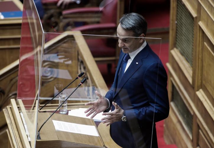 Δευτερολογία Μητσοτάκη στη Βουλή: Πρώτο μου μέλημα η αμυντική εξασφάλιση της Ελλάδας