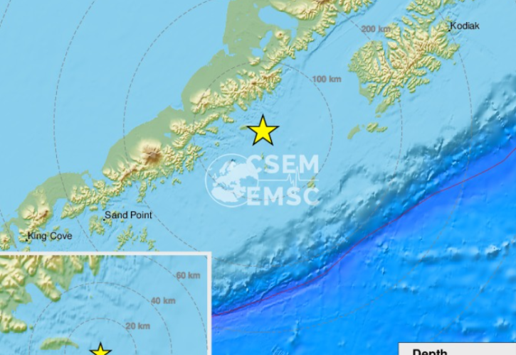 Σεισμός 6,8 Ρίχτερ στην Αλάσκα - Χωρίς αναφορές για τραυματισμούς ή ζημιές