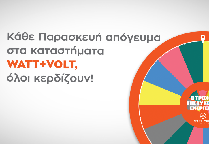 WATT+VOLT: Ο Τροχός της Τυχερής Ενέργειας γυρίζει όλη την Ελλάδα