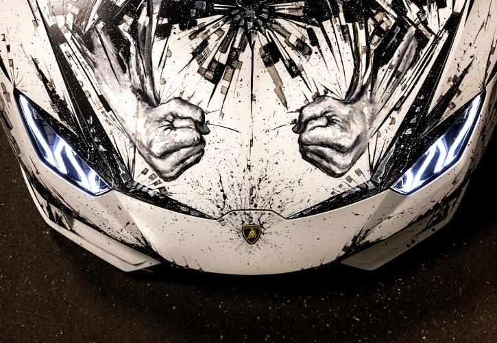 Lamborghini Huracán EVO Art Car: Ένα έργο τέχνης που τρέχει με 325 χλμ/ώρα