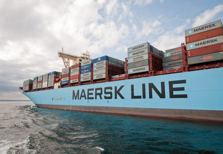 Maersk: Μεγάλη κάμψη σε έσοδα και κέρδη λόγω της πτώσης στις τιμές των ναύλων μεταφοράς