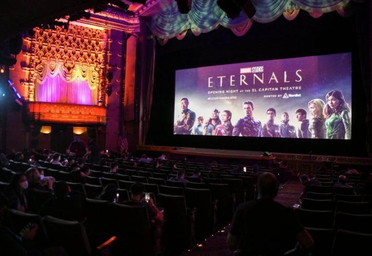 Eternals: «Πρεμιέρα» 160 εκατ. δολαρίων στο box office για τη νέα ταινία της Marvel