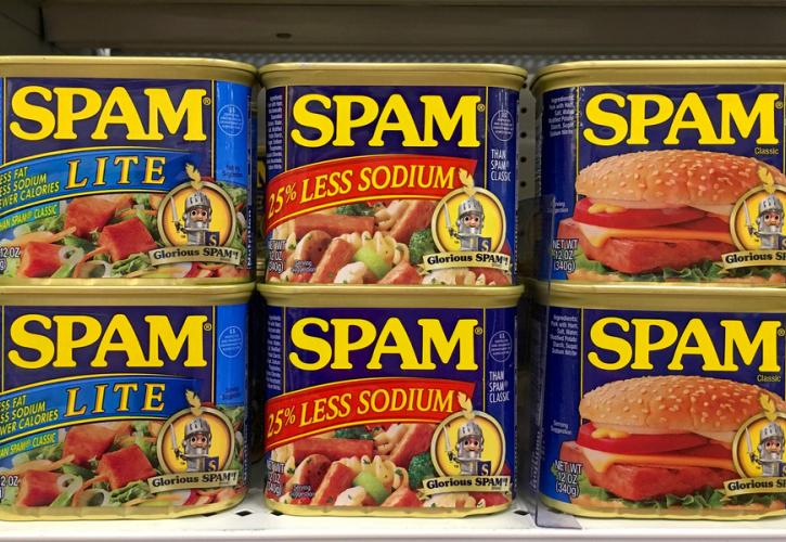 Κονσέρβες Spam: Ρεκόρ πωλήσεων για έβδομη συνεχόμενη χρονιά