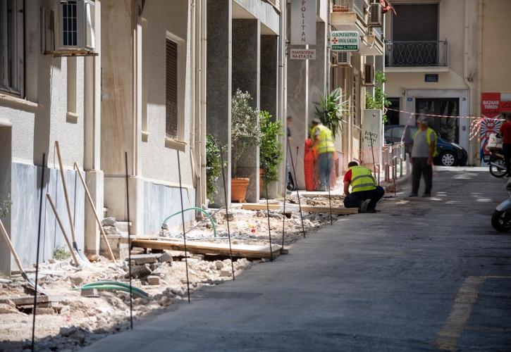 Δήμος Αθηναίων: Σε εξέλιξη έργο ανακατασκευής πεζοδρομίων