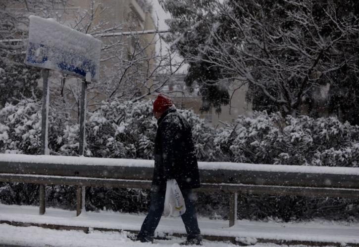 Με χιονοπτώσεις στην Αττική ο καιρός της Κυριακής