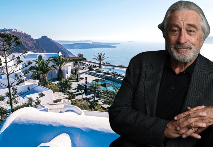 Ο Robert De Niro ανοίγει το πρώτο ξενοδοχείο Nobu στη Σαντορίνη