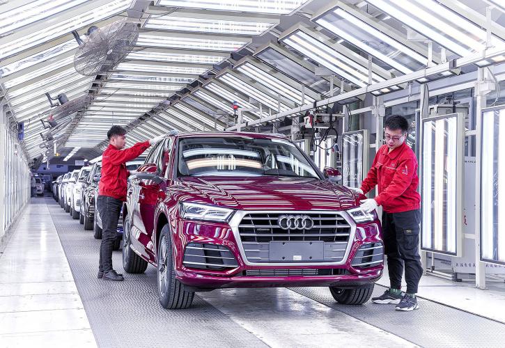 Η Audi θα κατασκευάσει στην Κίνα εργοστάσιο ετήσιας παραγωγής 150.000 ηλεκτρικών οχημάτων
