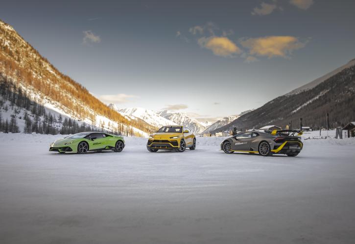 Τριήμερα οριακής οδήγησης στο χιόνι του Livigno με την Lamborghini Accademia Neve