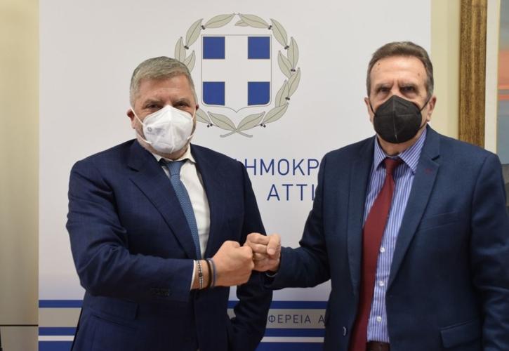 Συνάντηση Καρανίκα - Πατούλη με επίκεντρο τον ψηφιακό μετασχηματισμό των εμπορικών ΜμΕ