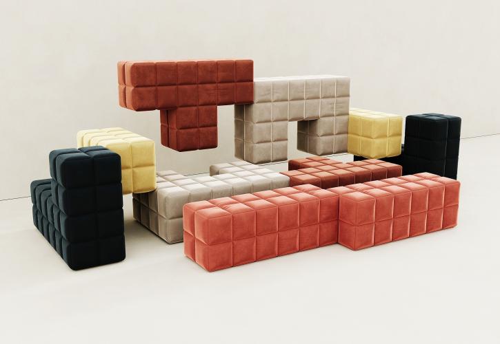 Ένας καναπές εμπνευσμένος από το Tetris κάνει τη συναρμολόγηση επίπλων videogame